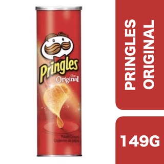 Pringles Original Potato Chips 149g ++ พริงเกิลส์ มันฝรั่งทอดกรอบรสดั่งเดิม 149 กรัม