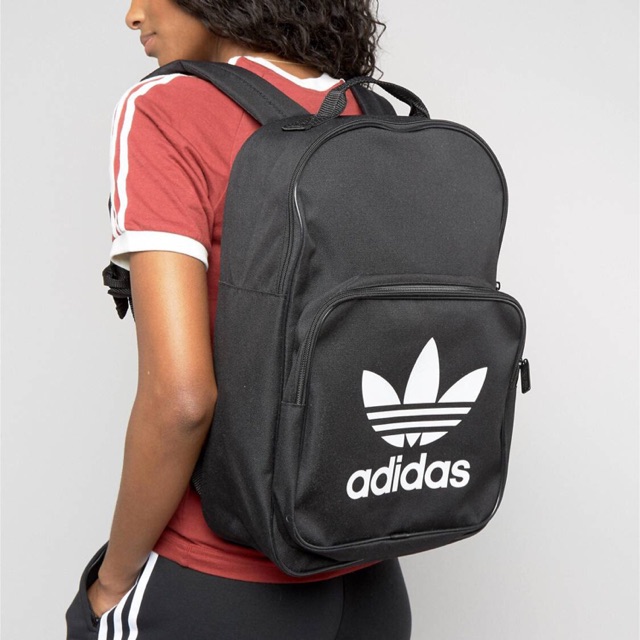 &gt;&gt;ของแท้💯&lt;&lt; Adidas Originals Trefoil Logo Backpack in Black