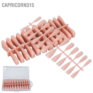 Capricorn315 ชุดเล็บปลอม ยาวพิเศษ สีกาแฟ สําหรับร้านเสริมสวย 240 ชิ้น