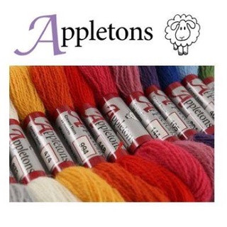 🐑Appletons wool crewel skein 2ply ไหมวูลงานปัก จากประเทศอังกฤษ 🐏