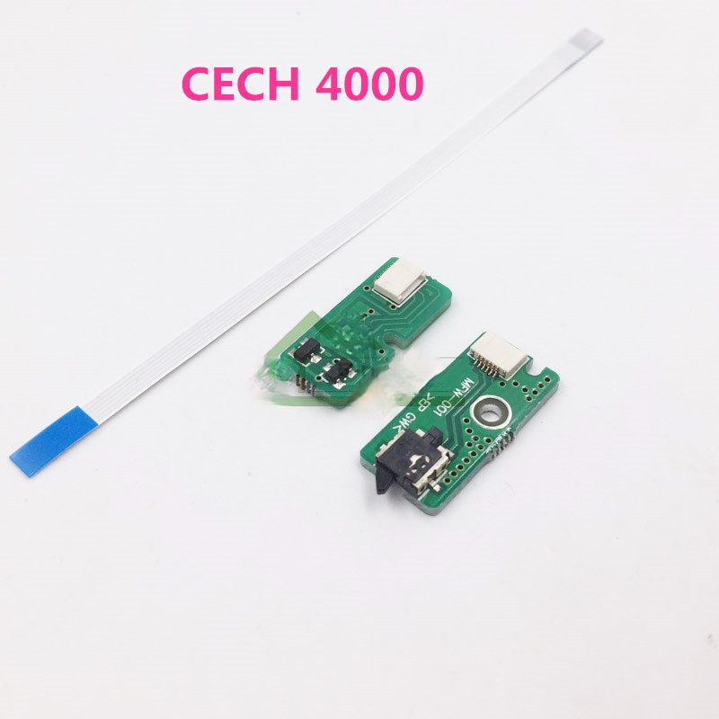 สําหรับ ปล3 4000 CECH 4000 ซุปเปอร์สลิมเปิด/ปิดปุ่มสวิตช์บอร์ดดีดสายริบบิ้นเปลี่ยน