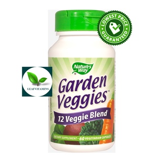 Natures Way Garden Veggies 12 Veggie Blend / 60 Vegi Caps