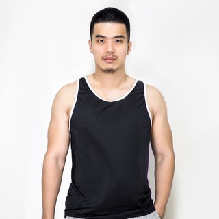 M-I-G Vest Sport Move เสื้อกล้ามกุ้นคอรุ่นตาข่าย mens underwear