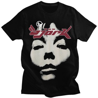 เสื้อยืดแขนสั้น พิมพ์ลายอัลบั้มเพลง Bjork Look สไตล์วินเทจ ยุค 90s โอเวอร์ไซซ์ แนวสตรีท แฟชั่นฤดูร้อน สําหรับผู้ชาย และผ