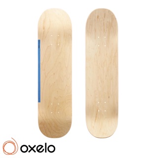 กระดานสเก็ตบอร์ด รุ่น DECK 100 DECK ขนาด 8.25 นิ้ว (สีไม้/ฟ้า) OXELO