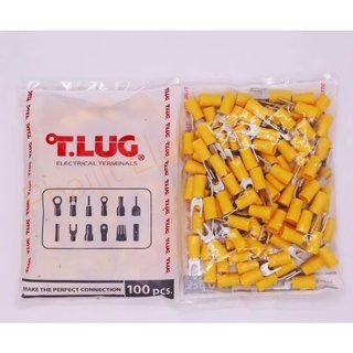 หางปลาแฉกหุ้ม T-LUG เบอร์ YF6-4S (100ตัว/ถุง)