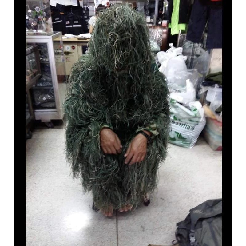ชุดพรางสไนเปอร์ Ghillie Suit ลายพรางป่า thumbnail 3