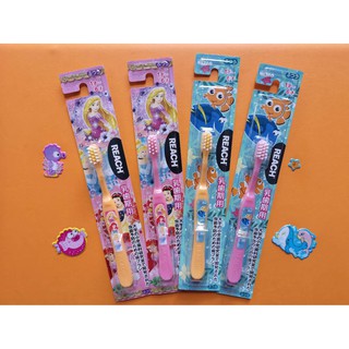 แปรงสีฟันเด็กลายการ์ตูนจากญี่ปุ่น ยี่ห้อ Reach by Johnson &amp; Johnson
