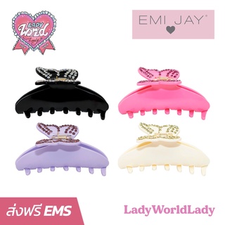 พร้อมส่ง💗EMIJAY💗MARIPOSA CLIP 4” / กิ๊บหนีบผมผีเสื้อกากเพรช สวยเก๋