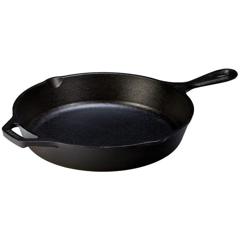 Lodge L8SK3 Pre-Seasoned Cast Iron Skillet With Assist Handle, 10.25 ...