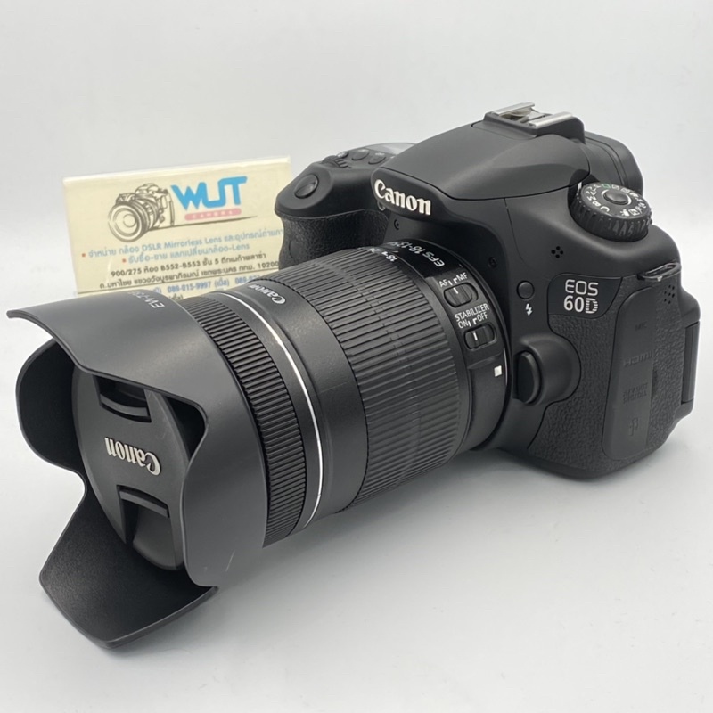 CANON EOS 60D+LENS CANON 18-135mm is✅✅