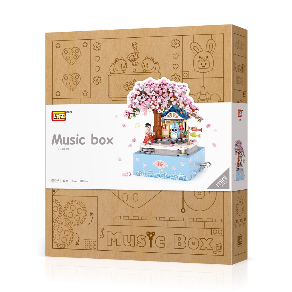 LOZ มินิบล็อก CHRISTMAS HOUSE MUSIC BOX รหัส 1238 - loztoys ...