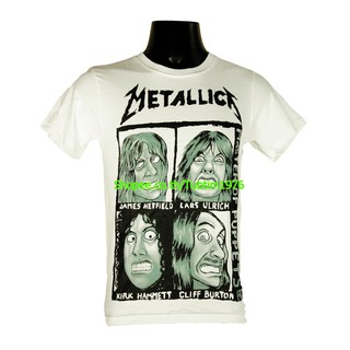 เสื้อยืดสุดเท่เสื้อวง Metallica เสื้อวงดังๆ วินเทจ เสื้อวินเทจ เมทัลลิกา MET8045Sto5XL