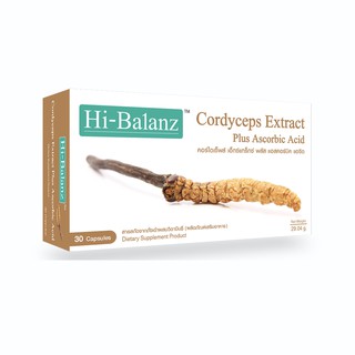 สารสกัดจากถั่งเช่า Hi Balanz Cordyceps Extract 30 Capsule