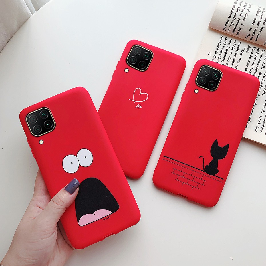 เคสโทรศัพท์ซิลิโคนพิมพ์ลายการ์ตูนน่ารักสําหรับ Samsung Galaxy A12 A42 5 G