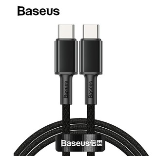 Baseus PD 100W Fast Charging USB Type-C To Type C Cable สายชาร์จเร็ว สายชาร์จเชือกถัก