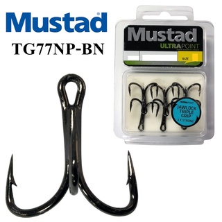 เบ็ดสามทาง MUSTAD รุ่น TG77NP-BN ตัวเบ็ดสามทาง ตัวเบ็ดตกปลา