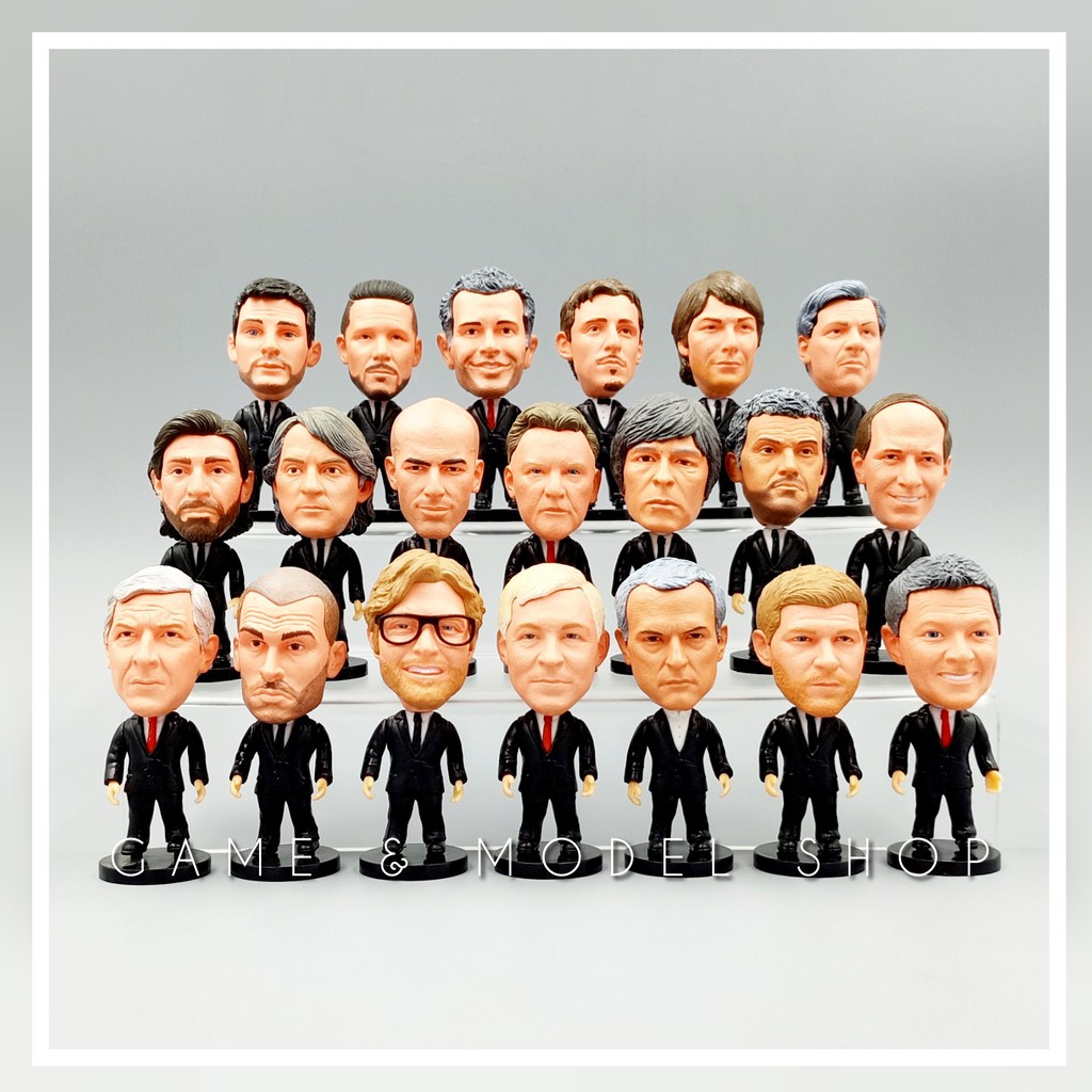 ***สินค้าพร้อมส่ง***โมเดลนักฟุตบอล รวมผู้จัดการทีม (สูง 6.5 ซม.) Soccerwe Model ตุ๊กตานักบอล นักเตะ ตกแต่งเค้ก ฟิกเกอร์