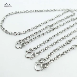 C61 ลายคดกริช 5-6 มิล ยาว 24-30 นิ้ว ห้อยพระ 1-3-5-7-9 สร้อยคอ สร้อยสแตนเลสแท้ สร้อยพระ necklace