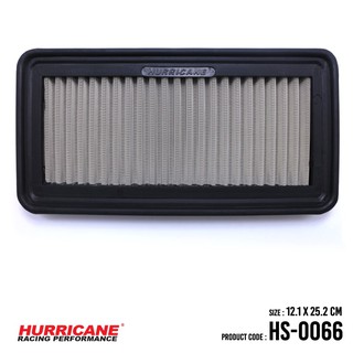 HURRICANE กรองอากาศสแตนเลส , ผ้าแดง Hyundai ( Getz , Paseo ) Toyota ( Paseo , Starlet ) HS-0066