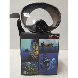 หน้ากากดำ น้ำ แว่นตาดำน้ำ แว่นดำน้ำ หน้ากากดำน้ำมีจมูกต่อสาย DIVING MASK