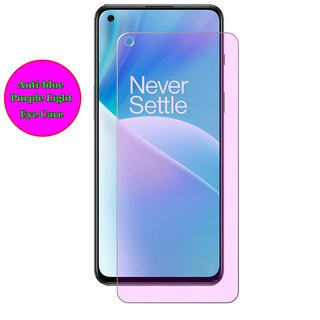 ฟิล์มกระจกนิรภัยกันรอยหน้าจอ ป้องกันแสงสีฟ้า สีม่วง สําหรับ OnePlus Nord N30 N300 2T CE 3 2 N10 N20 N200 N100 Lite