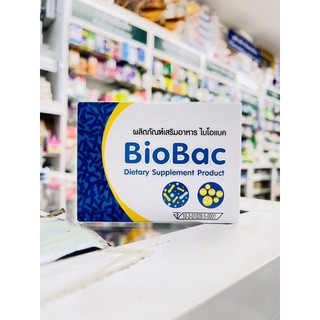 BIOBAC ผลิตภัณฑ์เสริมอาหาร ไบโอแบค ปรับสมดุลย์ ระบบลำไส้ อาการตกขาวผิดปกติ มีกลิ่นไม่พึงประสงค์ 7ขวด/กล่อง [1ชุด]