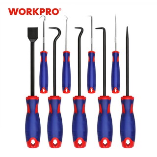 WORKPRO 9-Piece เครื่องมือ Set เบ็ด Pick and Scraper Set สำหรับนาฬิกาซ่อมนาฬิกา เครื่องมือ Kit