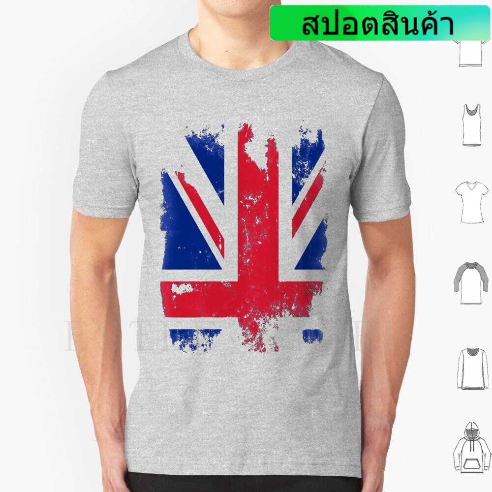 ขายดี เสื้อยืด พิมพ์ลายธงชาติอังกฤษ Great Brin 6 ธง BDaman05GHlpne38 สไตล์คลาสสิก สําหรับผู้ชาย