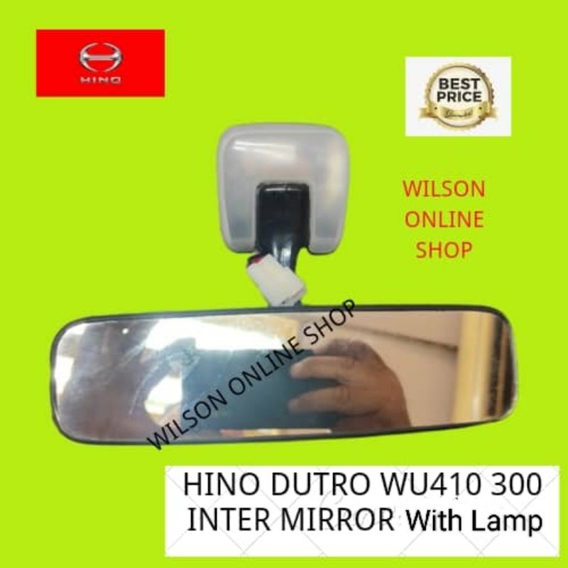 กระจกมองหลัง Taiwan Hino Dutro 300 Series WU410 WU300 สําหรับตกแต่งภายในรถยนต์