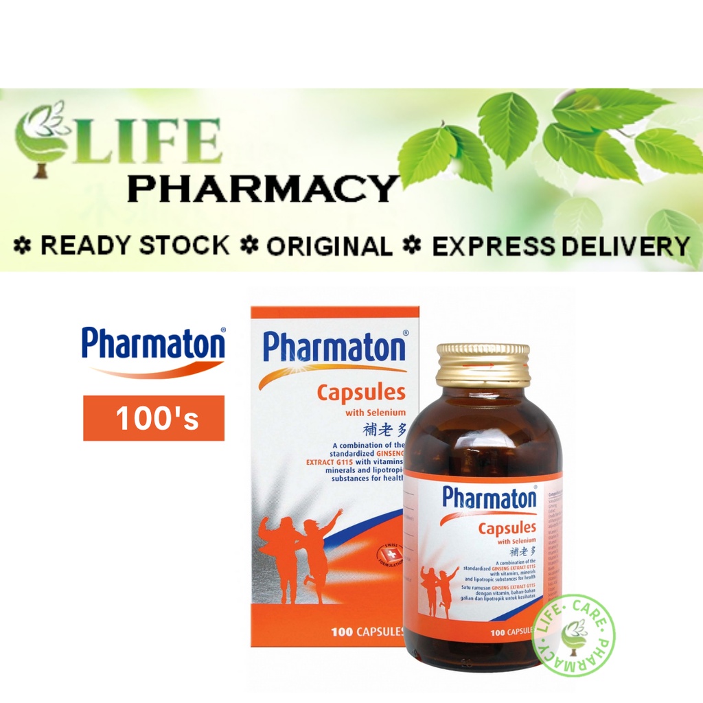 Pharmaton Capsules With Selenium 100S (หมดอายุ: 2025)