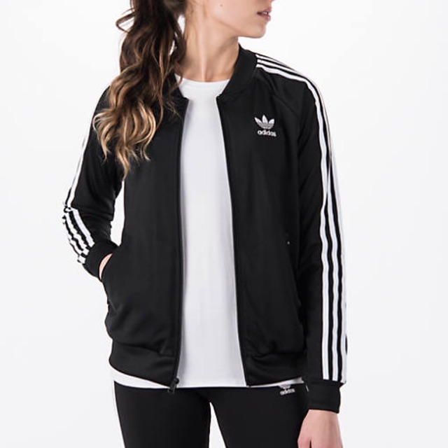 Women's Adidas Superstar Track (Black) Jackets size xs ของแท้ 100%