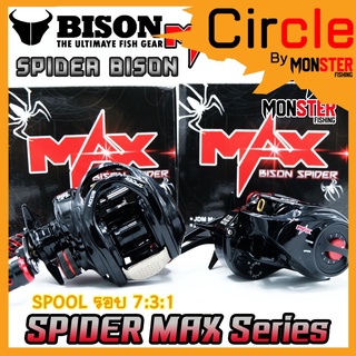 รอกหยดน้ำ BISON SPIDER MAX รอบ 7.3:1น็อปแต่ง มีระบบมีกิ๊กเสียง(สไปเดอร์แม็ก)