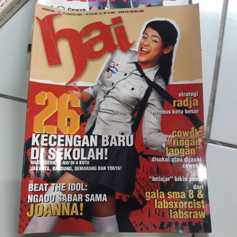 MAJALAH HAI NO.34, EDITION 22 - 28 AUGUST 2005