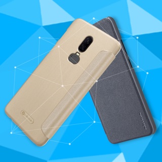 ฝาพับNillkin For OnePlus 6 / OnePlus 5 / OnePlus​ 5T / OnePlus5 / OnePlus5T / OnePlus6T  Nillkin Sparkle Leather case