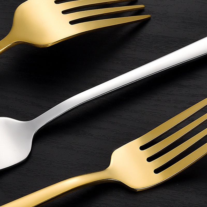 [C040]ชุดช้อนส้อม สแตนเลส สไตล์เกาหลี หนาพิเศษ ไม่เป็นสนิม ยาว 21ซม. - รูปที่ 5