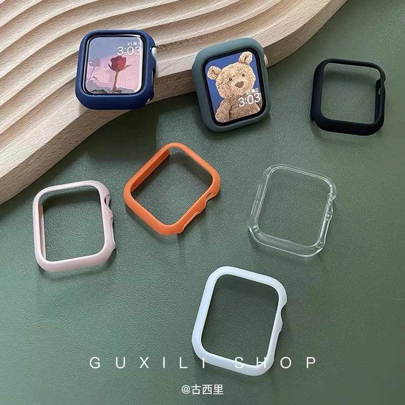 เคสกันรอยรอบ เคส เเข็ง ใส สำหรับ iWatch 10 9 8 42mm 45mm เคส CASE watch 7 44mm 46mm case iwatch