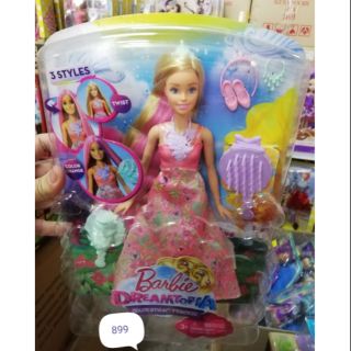 Barbie dreamtopia hair color ผมเปลี่ยนได้3สี