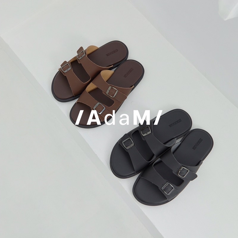 🔥 ลด 30% โค้ดคุ้ม AdaM รองเท้าแตะหนังนิ่มสไตล์มินิมอล