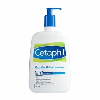 Cetaphil Gentle Skin Cleanser เซตาฟิล เจนเทิล สกิน คลีนเซอร์ ผลิตภัณฑ์ทำความสะอาด สูตรอ่อนโยน ขนาด 1000 ml 17440