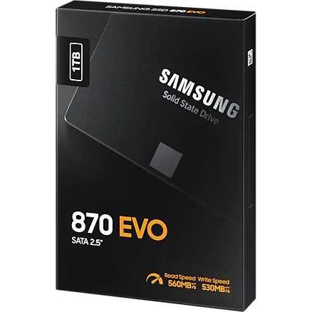 1TB SSD (เอสเอสดี) SAMSUNG 870 EVO SSD 2.5" MZ-77E1T0BW