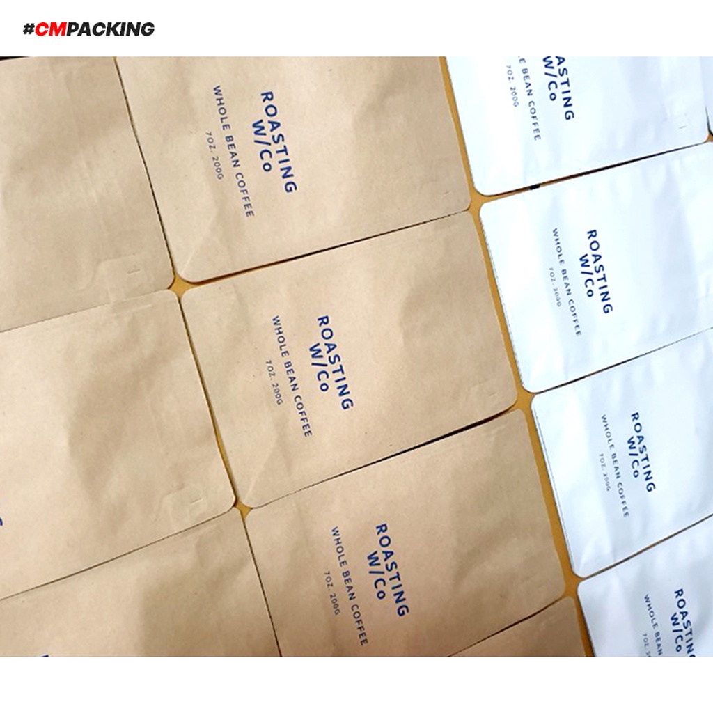 ถุงกาแฟ มีซิป มีวาล์ว (50ใบ) สำหรับบรรจุเมล็ดกาแฟ ขนาด รูปที่ 7