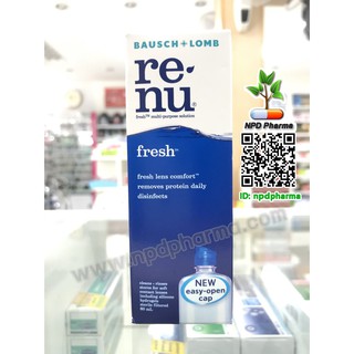 น้ำยาแช่คอนแทคเลนส์ Bausch &amp; Lomb Renu 60ml Contact Lens