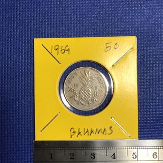 Special Lot No.60319 ปี1969 BAHAMAS 5 CENTS เหรียญสะสม เหรียญต่างประเทศ เหรียญเก่า หายาก ราคาถูก