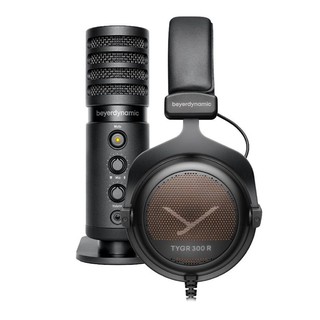 (หูฟังเฮดเซ็ท พร้อมไมโครโฟน) Beyerdynamic TEAM TYGR combines headphones and Fox USB Studio Microphone สินค้ารับประกัน2ปี