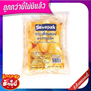 เซพแพ็ค กระเทียมดอง 1000 กรัม x 1 ถุง Savepak pickled garlic 1000 g x 1 Pcs