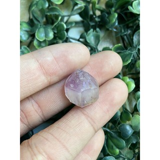 (D) พลอยดิบแท้ อเมทิสต์(Amethyst)พลอยธรรมชาติ 100% น้ำหนัก 20.00 กะรัต