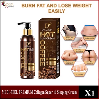 Dr.Davey Hot Slim Cream Coffee 300ml. ครีมลดสัดส่วน