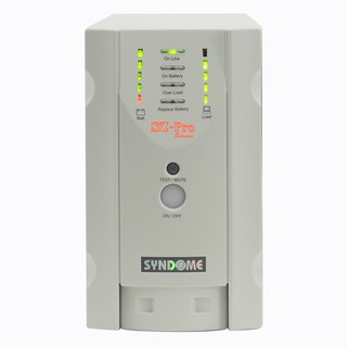 UPS (เครื่องสำรองไฟฟ้า) SYNDOME SZ 1201 PRO (1200VA/960Watt) Warranty 2 - y