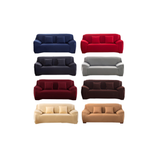 ผ้าคลุมโซฟา【COD】<พร้อมส่ง>1/2/3/4 ที่นั่ง ผ้าคลุมโซฟา ผ้าหุ้มโซฟา สากล หุ้มโซฟา L-shaped Universal Sofa Cover